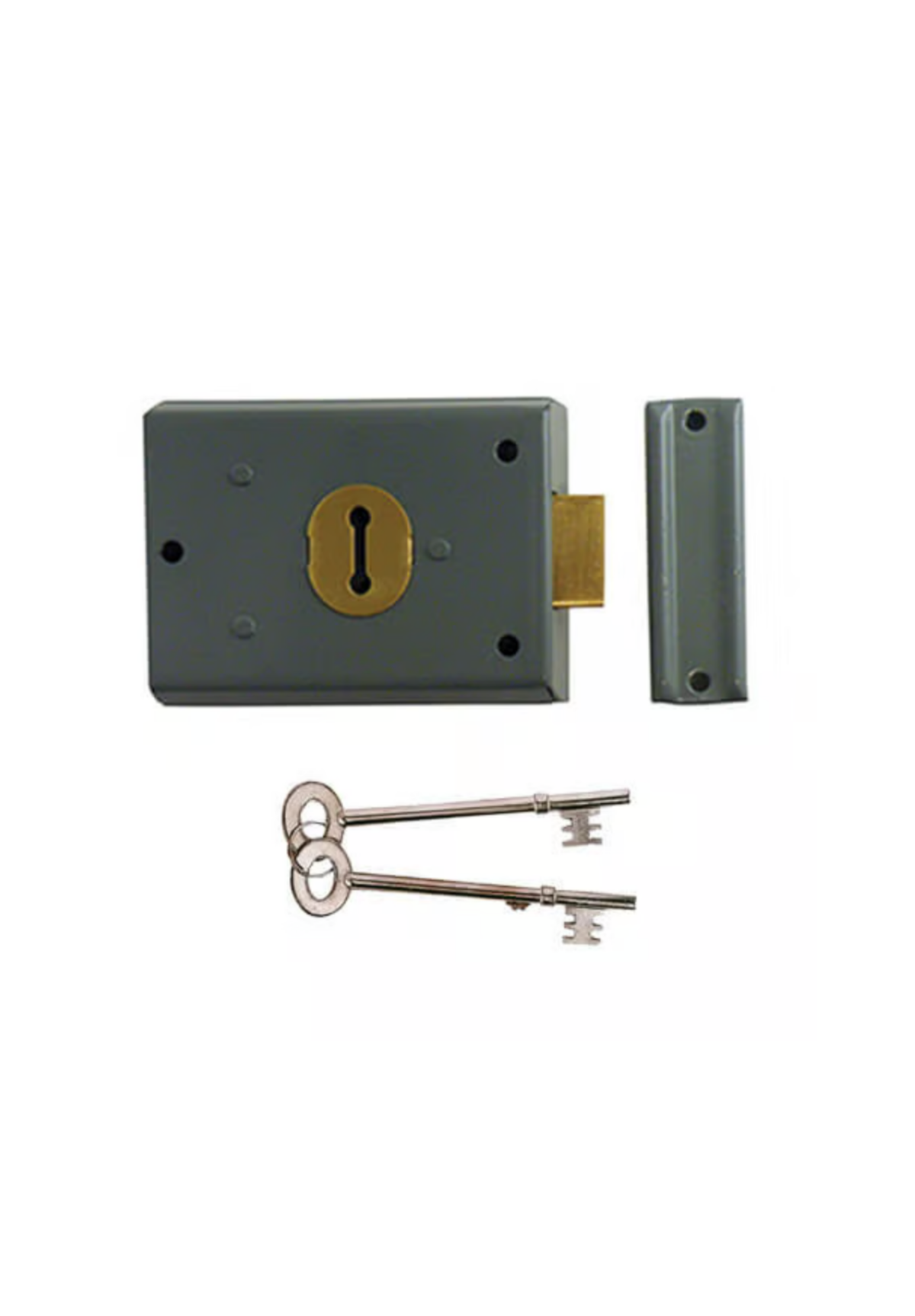 Rim latches and rim locks