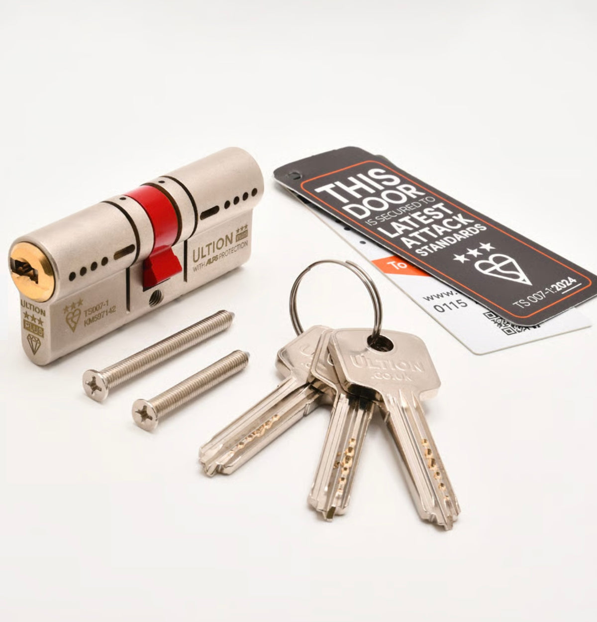 Ultion Plus with ALPS Technology Euro Double Cylinders British Standard Kitemarked TS007 3*