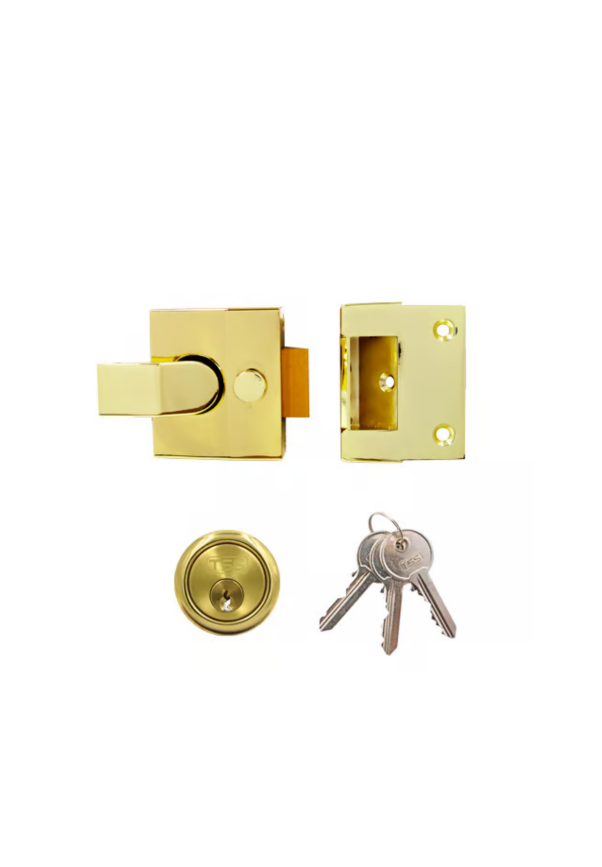 TSS 5 Pin Modern Non Deadlocking Nightlatch 40mm