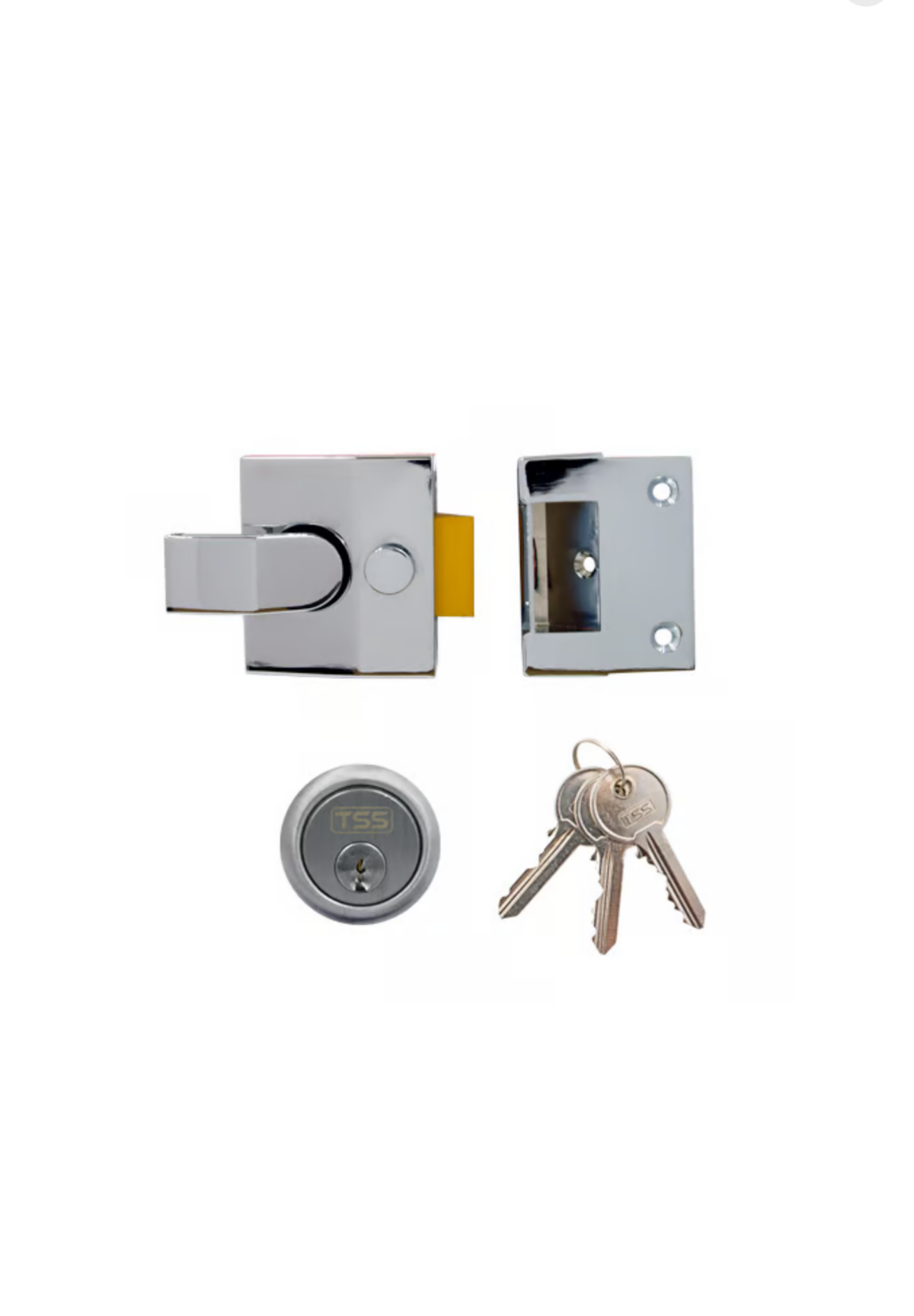 TSS 5 Pin Modern Non Deadlocking Nightlatch 40mm