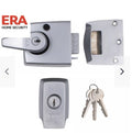ERA 60mm High Security Nightlatch BS 3621:2007 Door Lock - Satin Chrome.