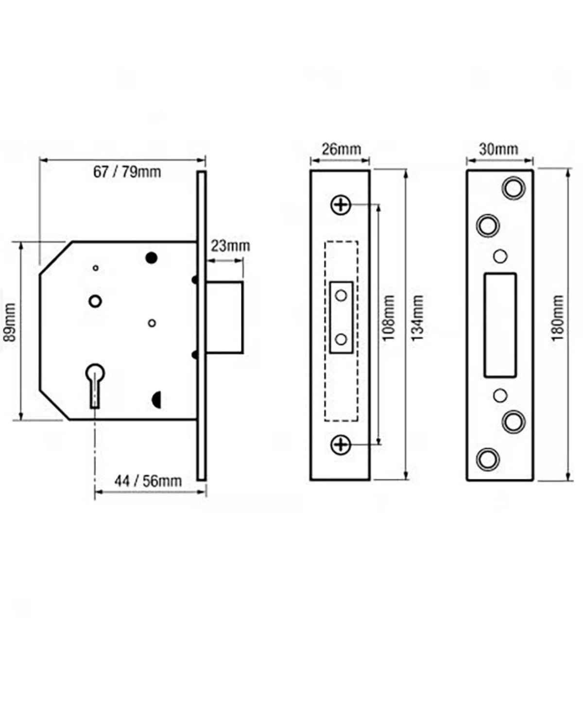 ERA Fortress British Standard 3621:2007 Mortice Deadlock