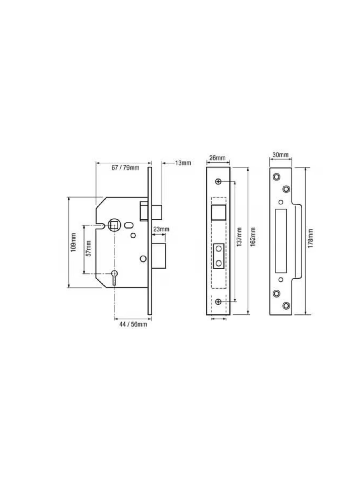 ERA Fortress British Standard 3621:2007 Mortice Sashlock